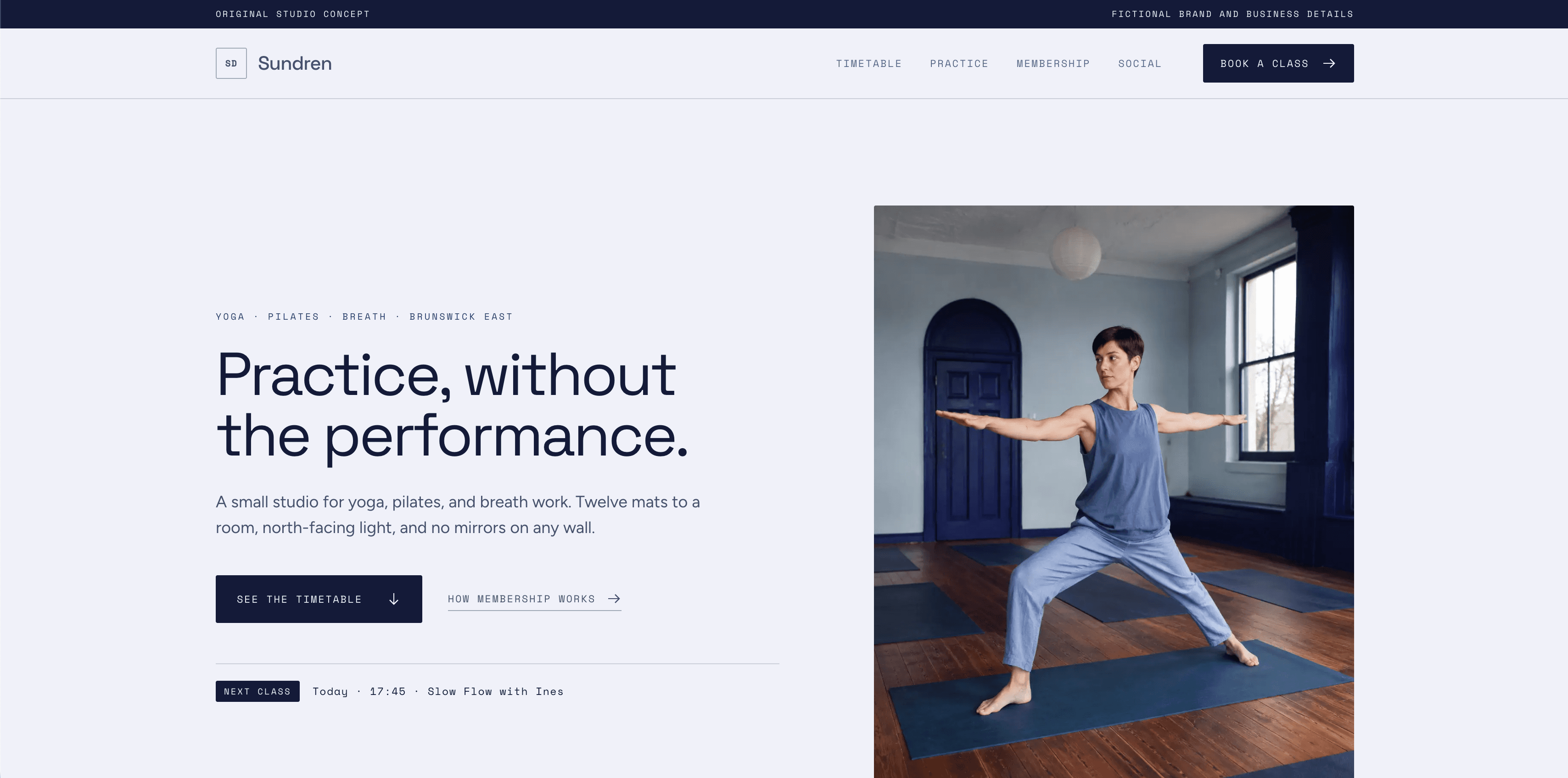 Concept of a wellness website and coordinated social content displayed on devices