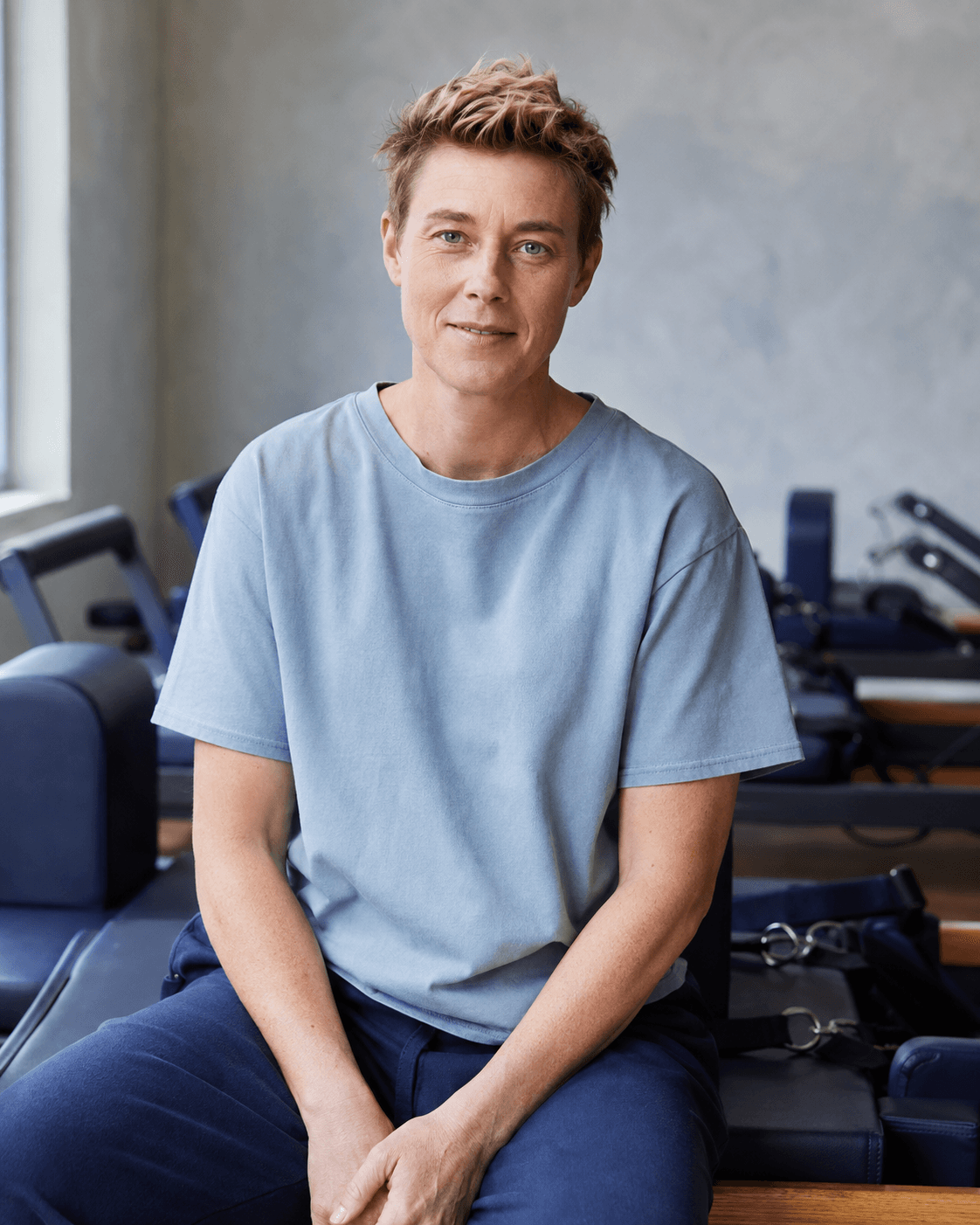Portrait of Marlo Devine, reformer pilates teacher